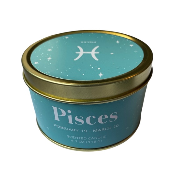 Place & Time Other - New! Pisces Vanilla Bean Cake  Zodiac Candle